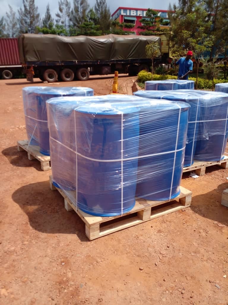 Yathaavat essential oil batches documented and palletized for shipment